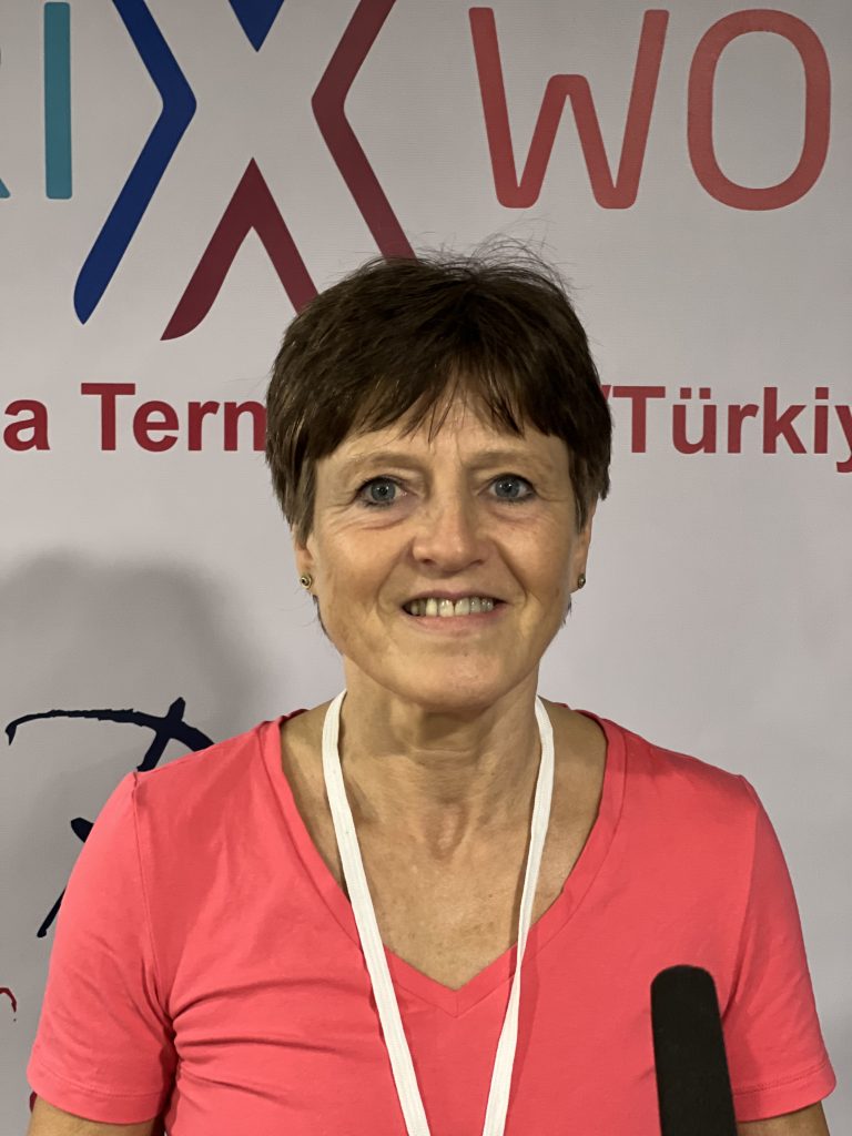 Gabriele Woschek bei einem internationalen Matrix-Workshop - Portrait
